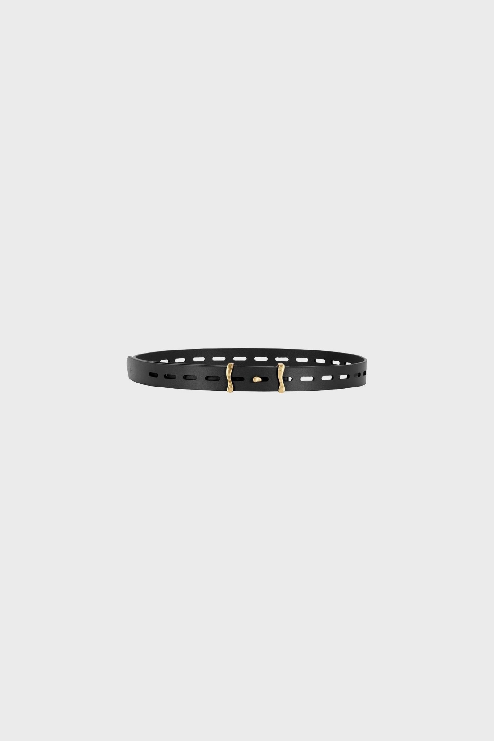 Ceinture fine en cuir de veau - Image 3