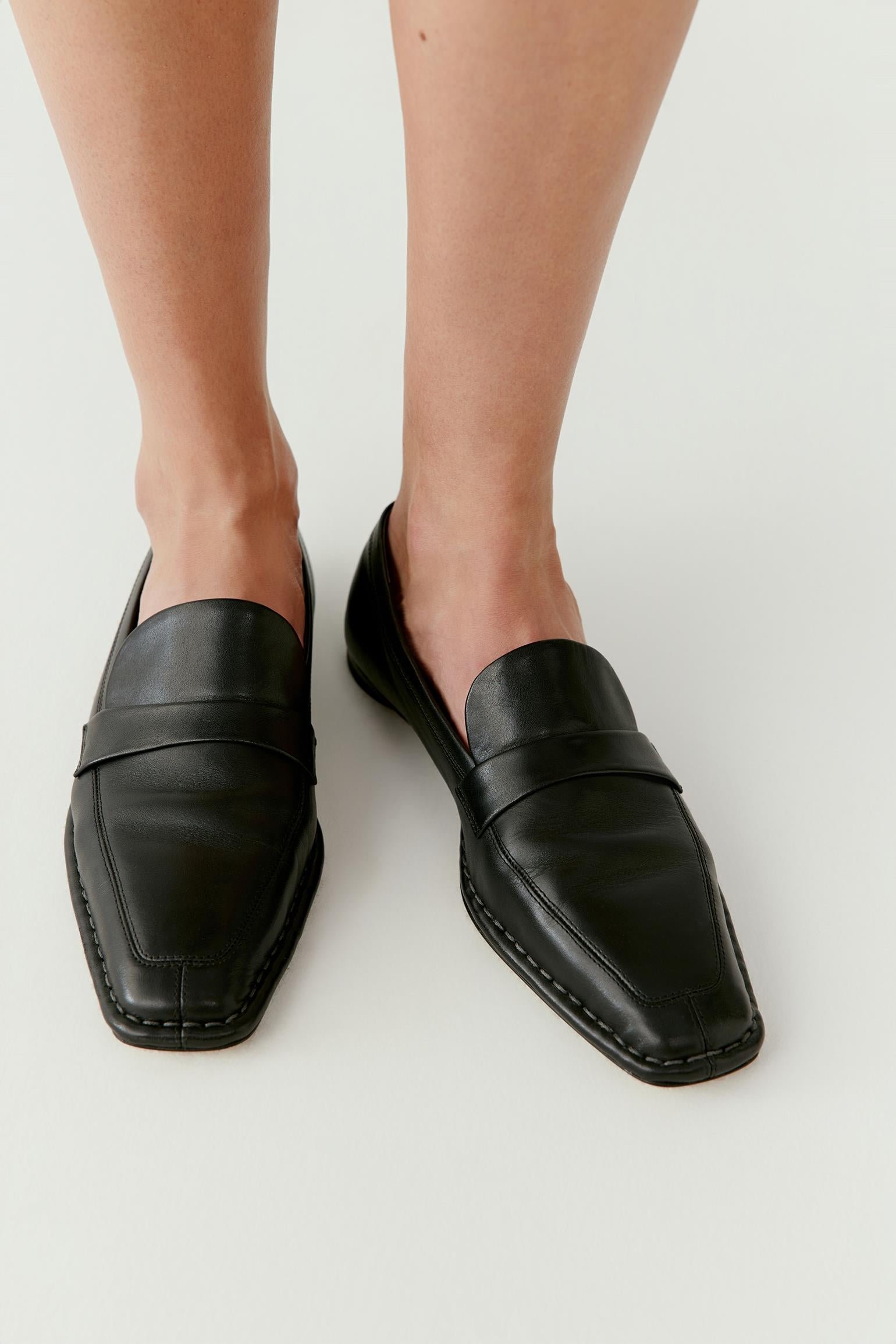 Mocassins en cuir