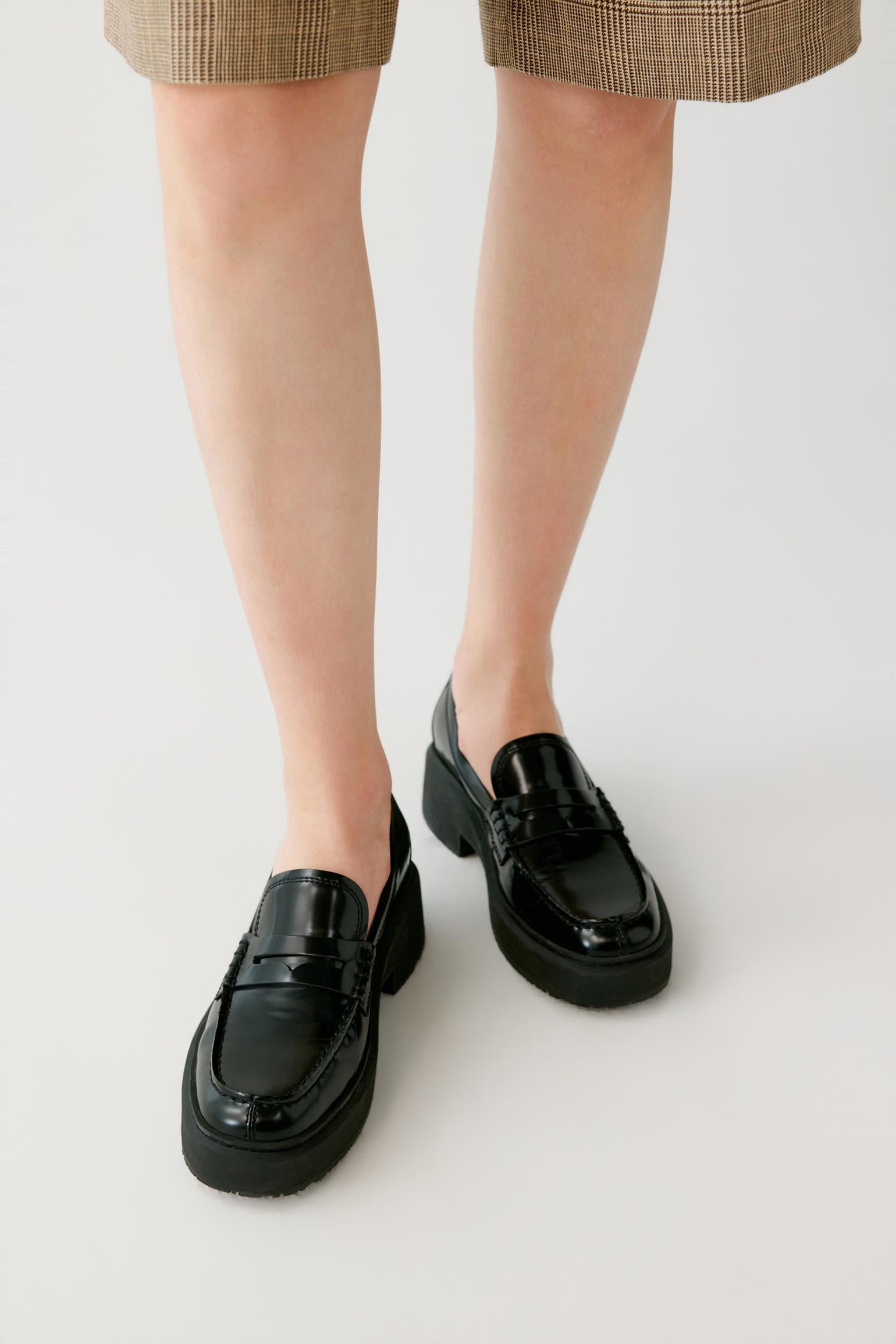 Mocassins en cuir de veau