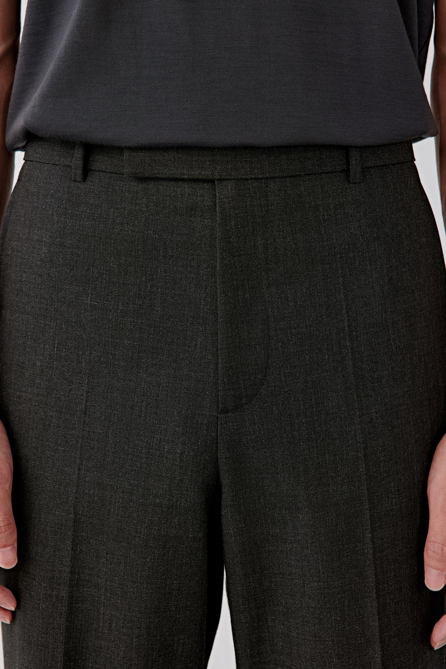 Pantalon droit en laine torsadée - Image 4