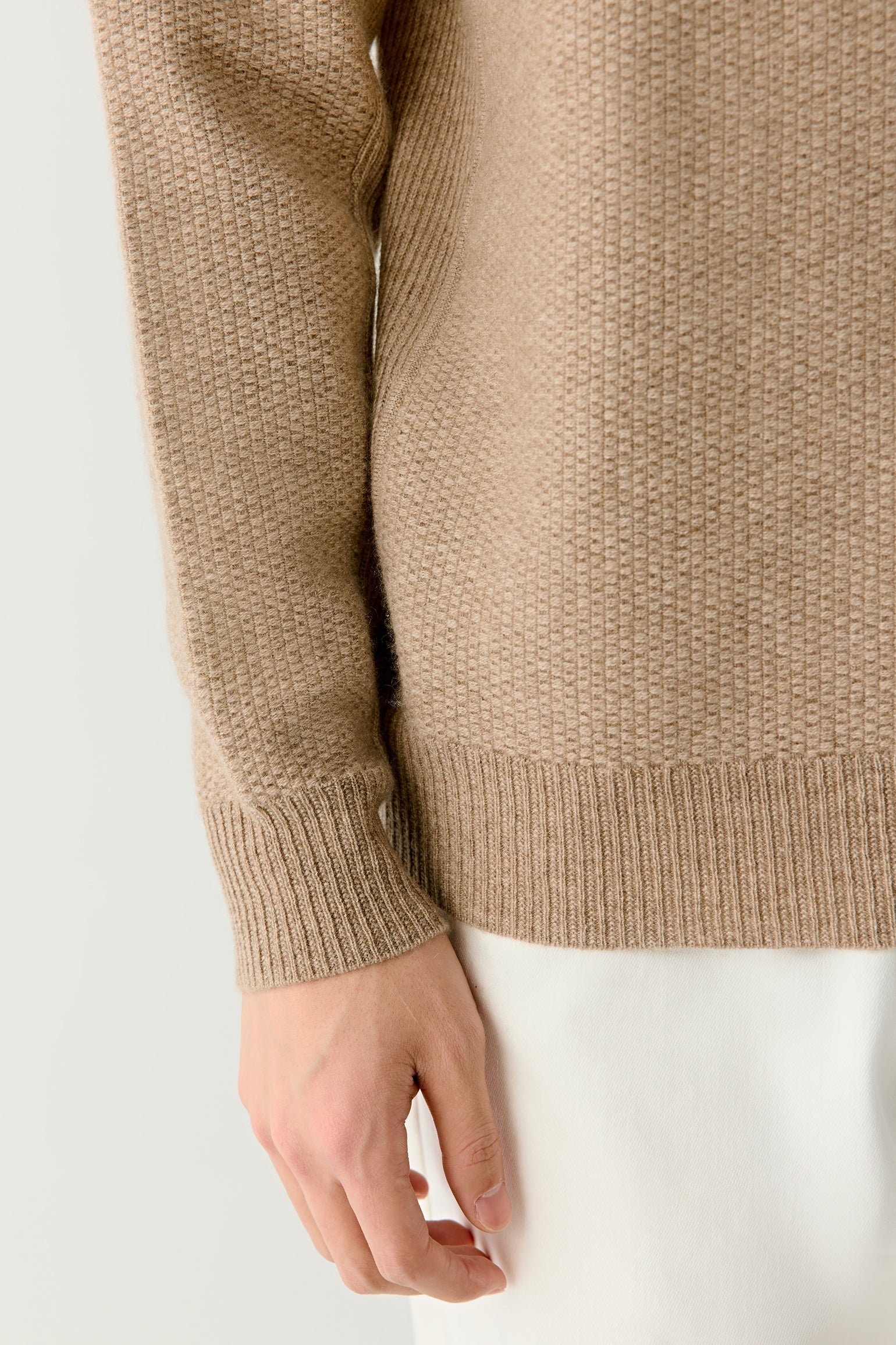 Pull à col zippé en cachemire - Image 5