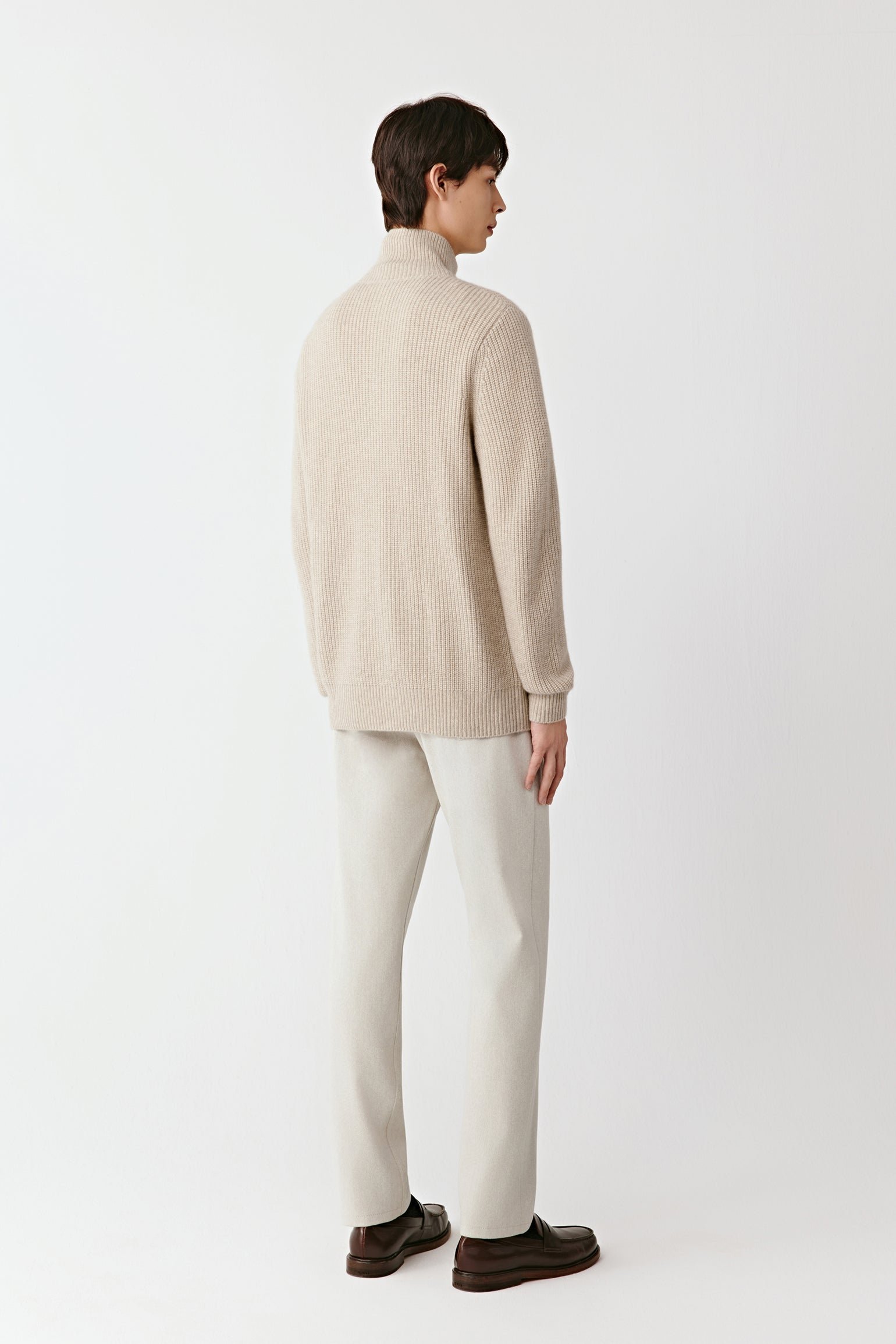 Cardigan zippé en cachemire - Image 3