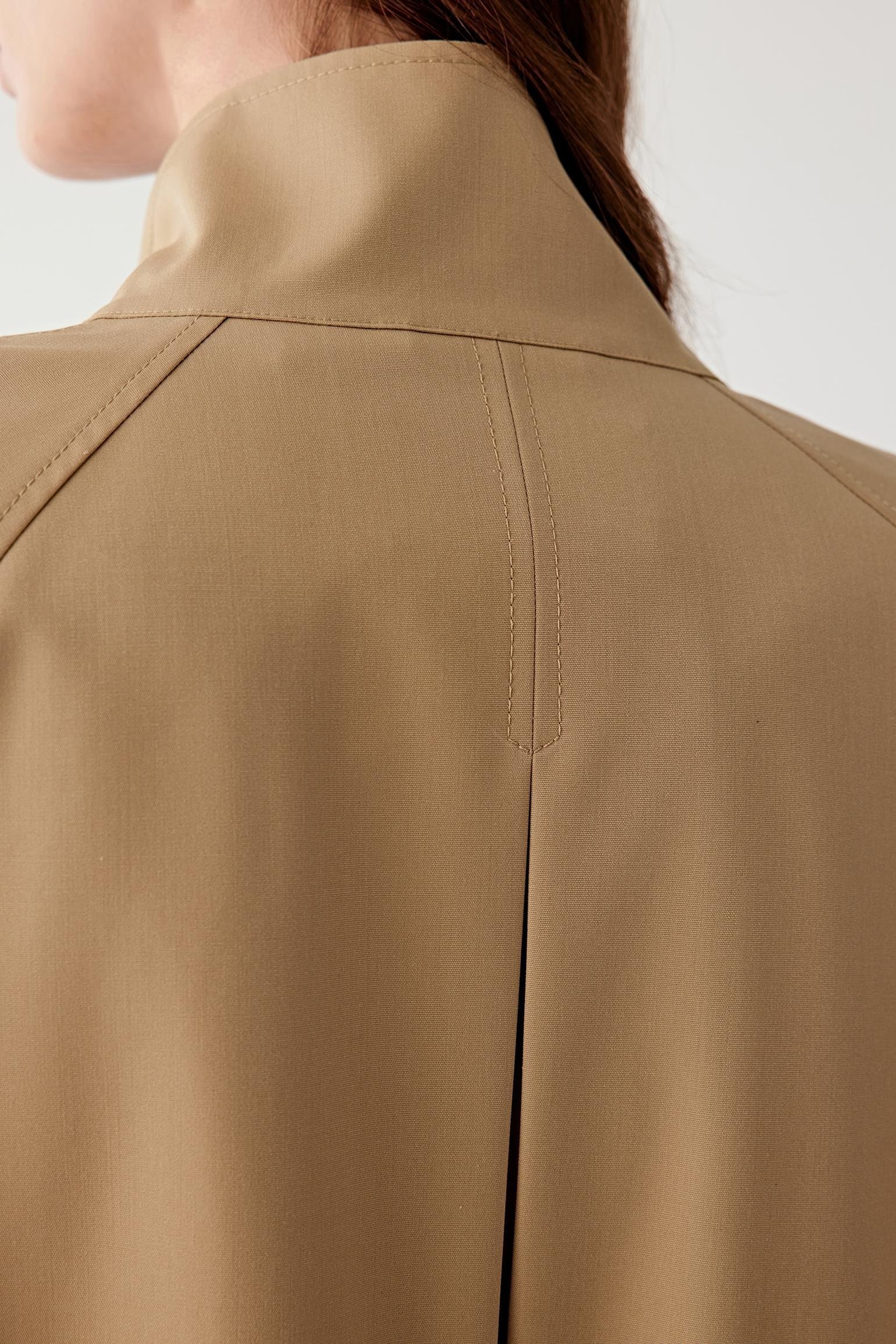 Trench-coat court en laine - Image 5
