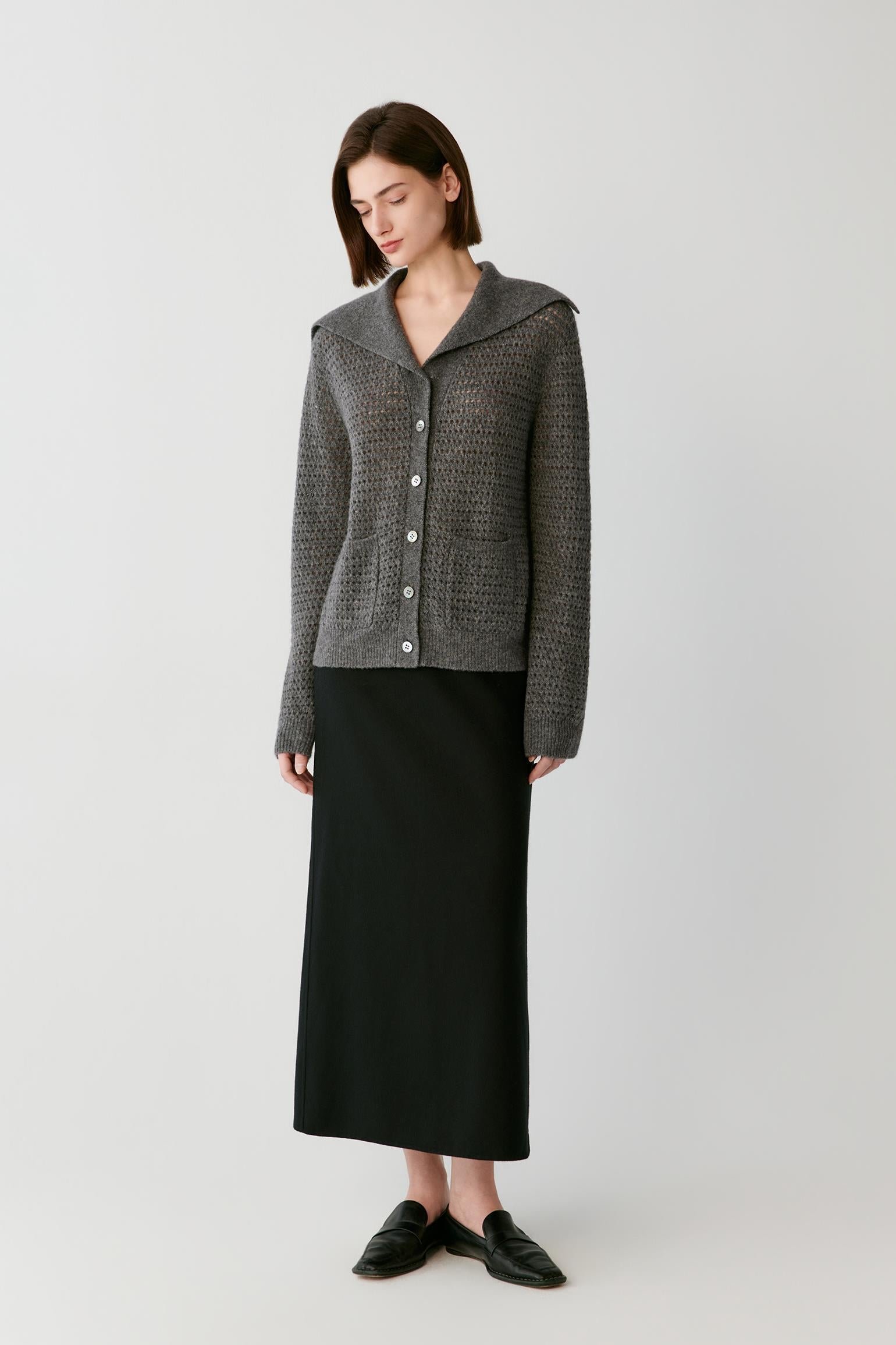 Cardigan en laine