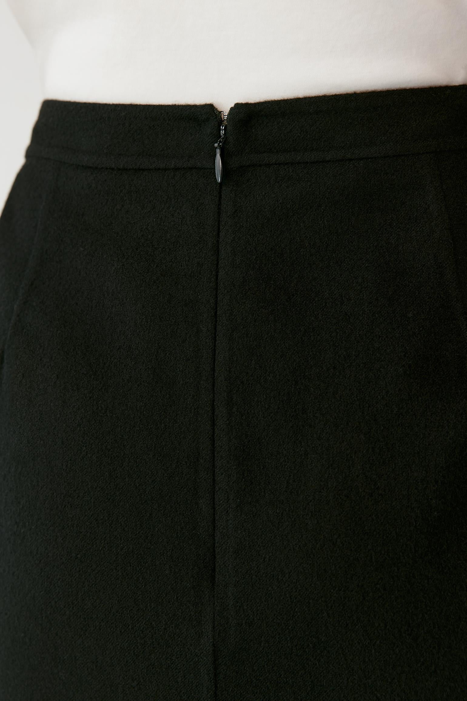 Jupe midi en laine double face - Image 4