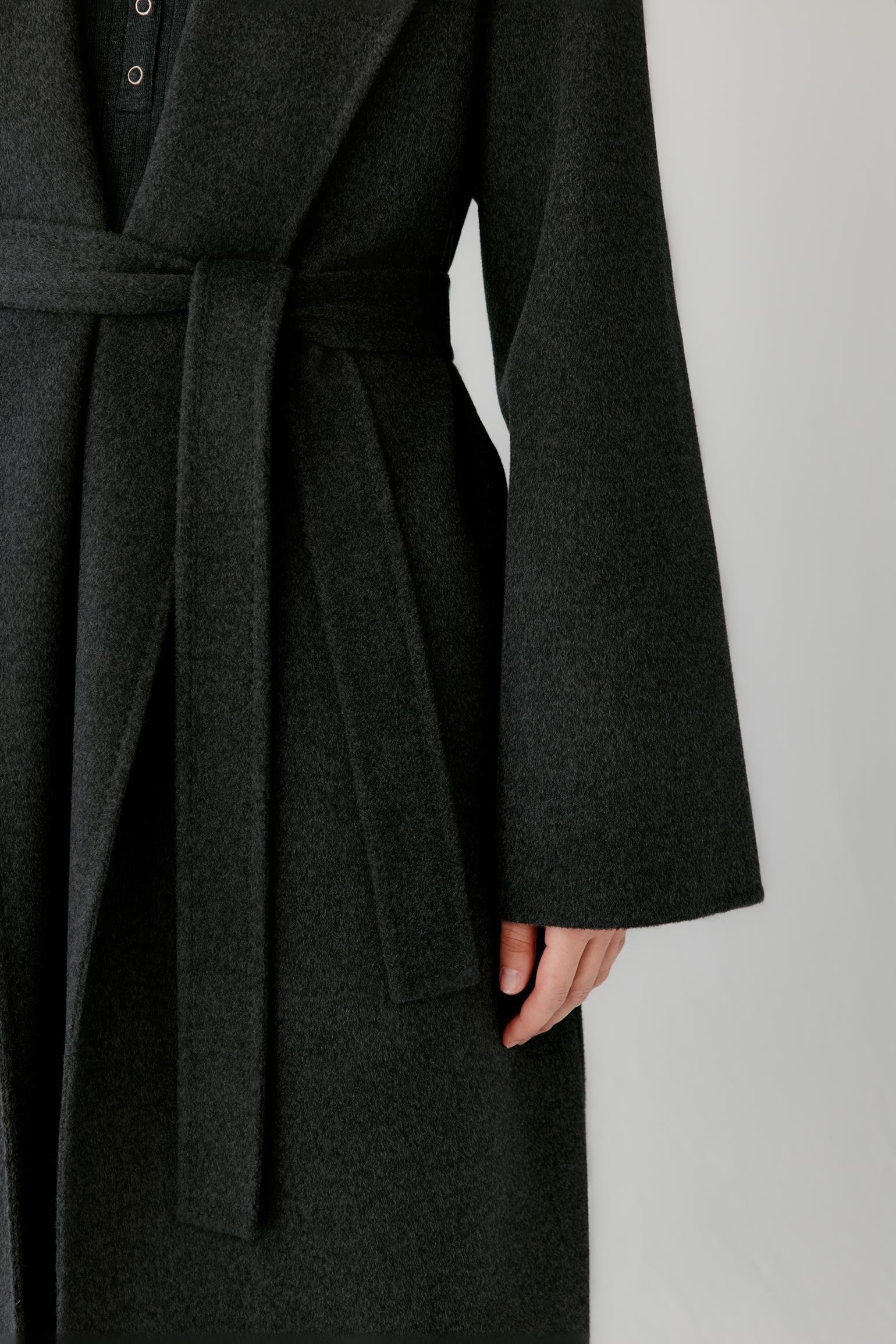 Manteau en laine double face - Image 5