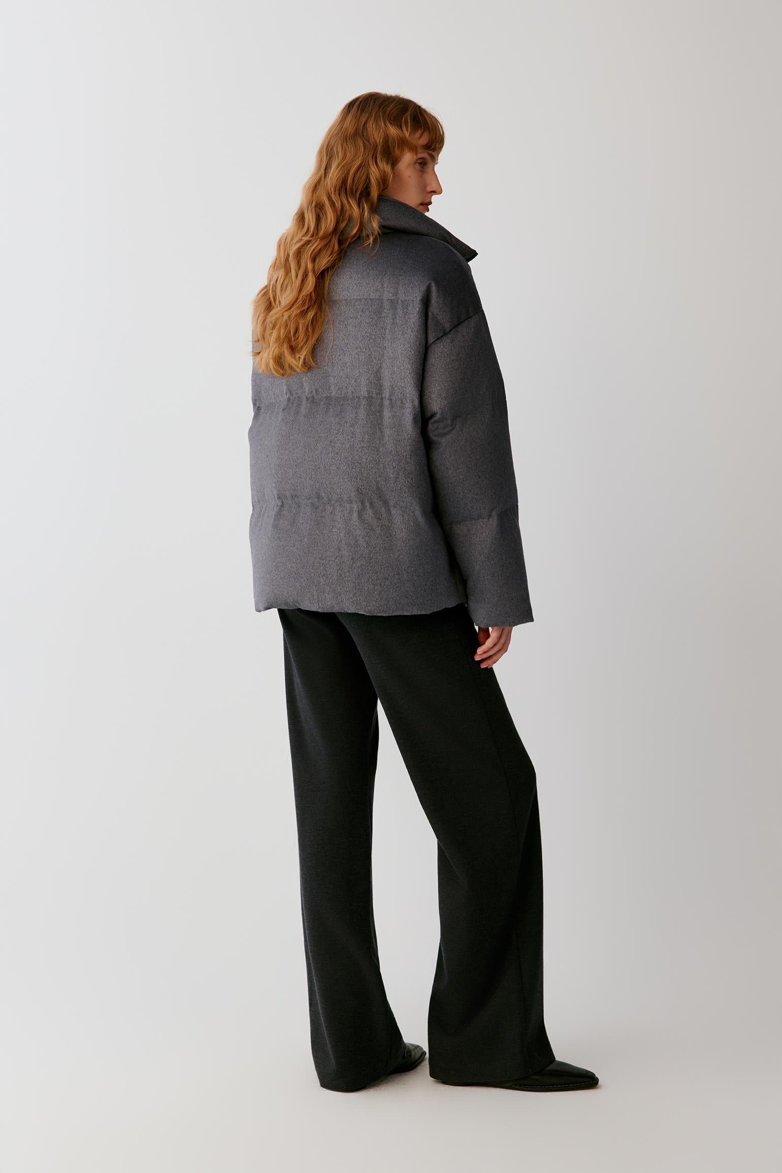 Doudoune en tweed de soie - Image 3
