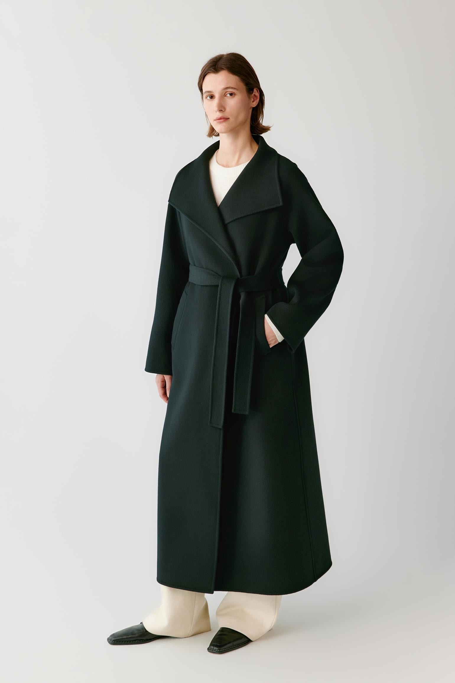 Manteau long en laine - Image 2