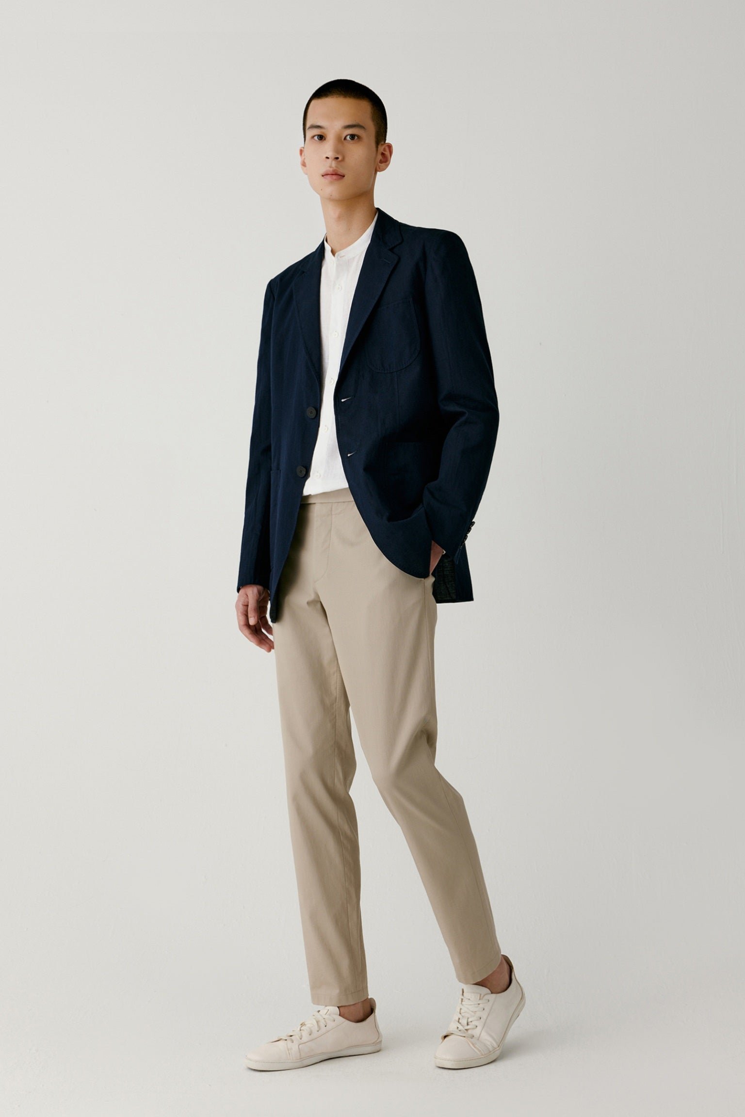 Blazer en coton double face - Image 2