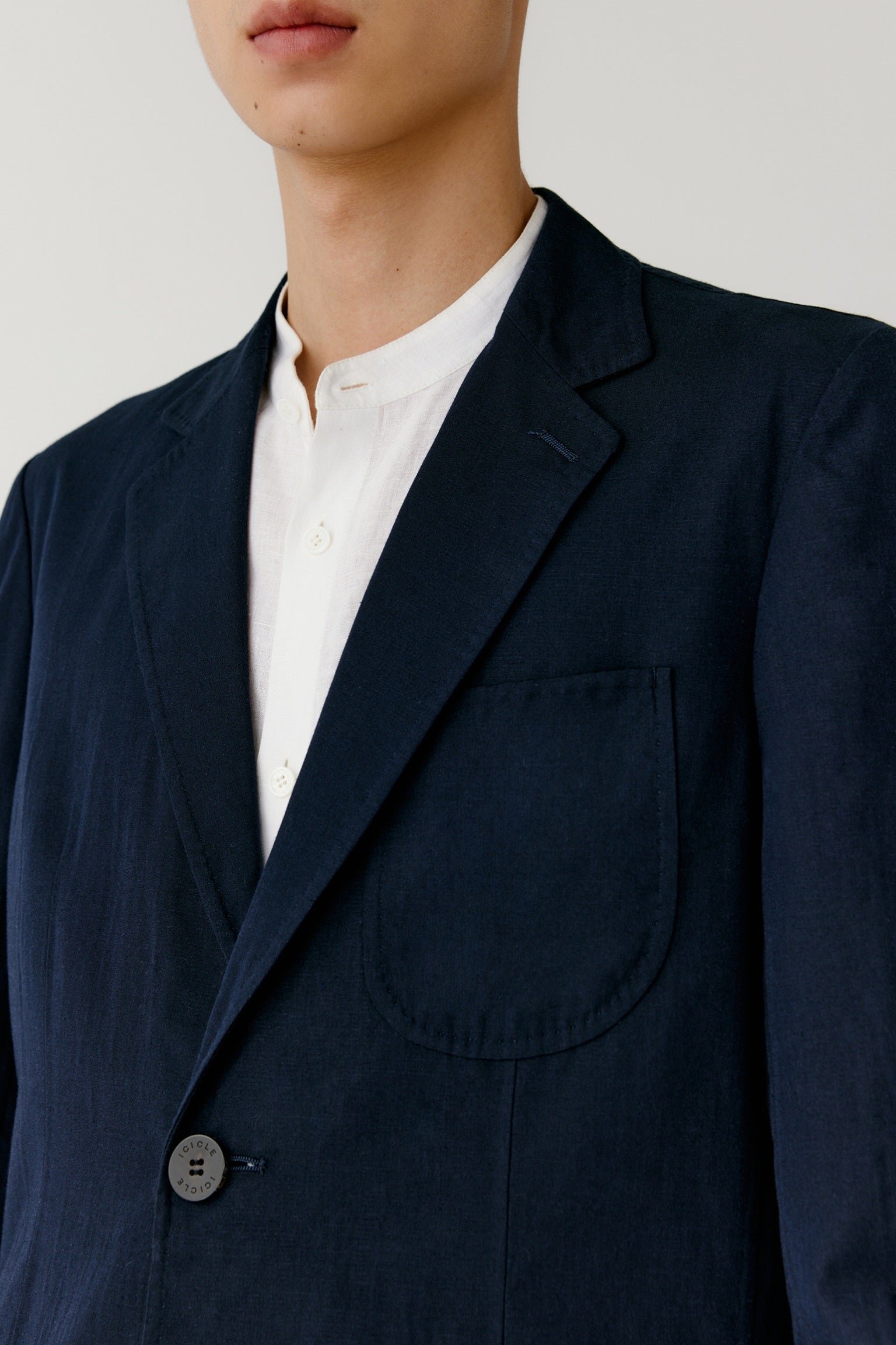 Blazer en coton double face - Image 4