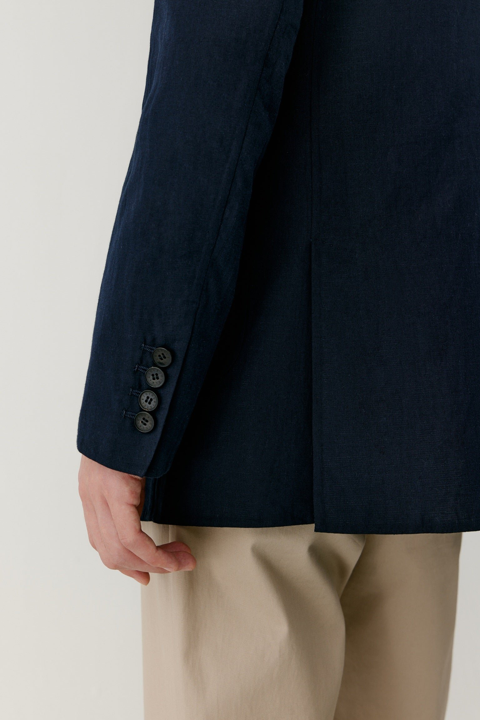 Blazer en coton double face - Image 5