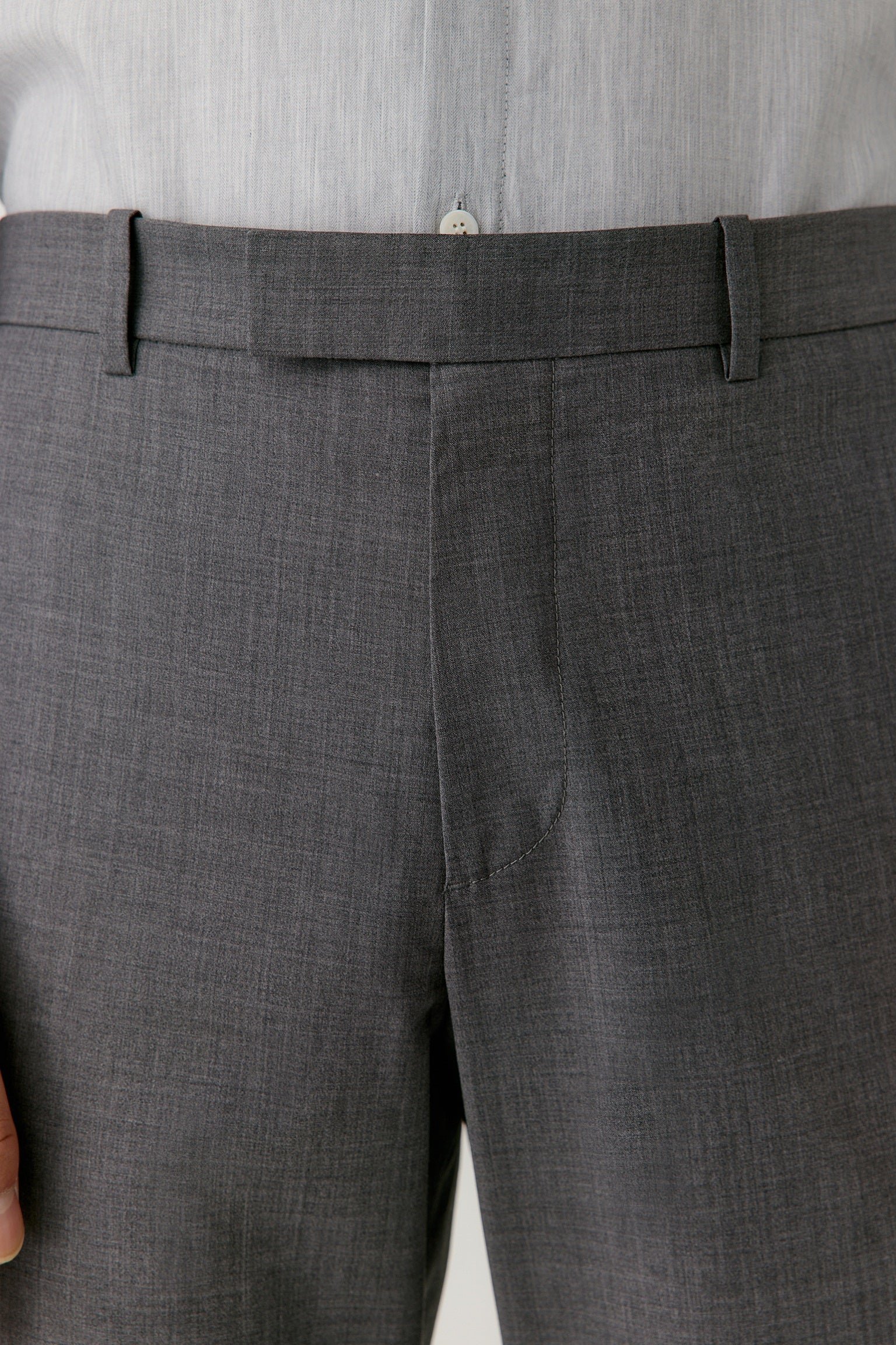 Pantalon slim en laine - Image 5