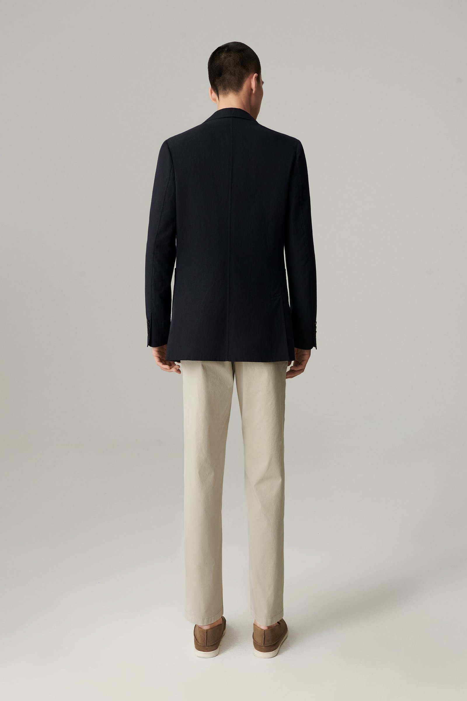 Blazer en coton double face - Image 3