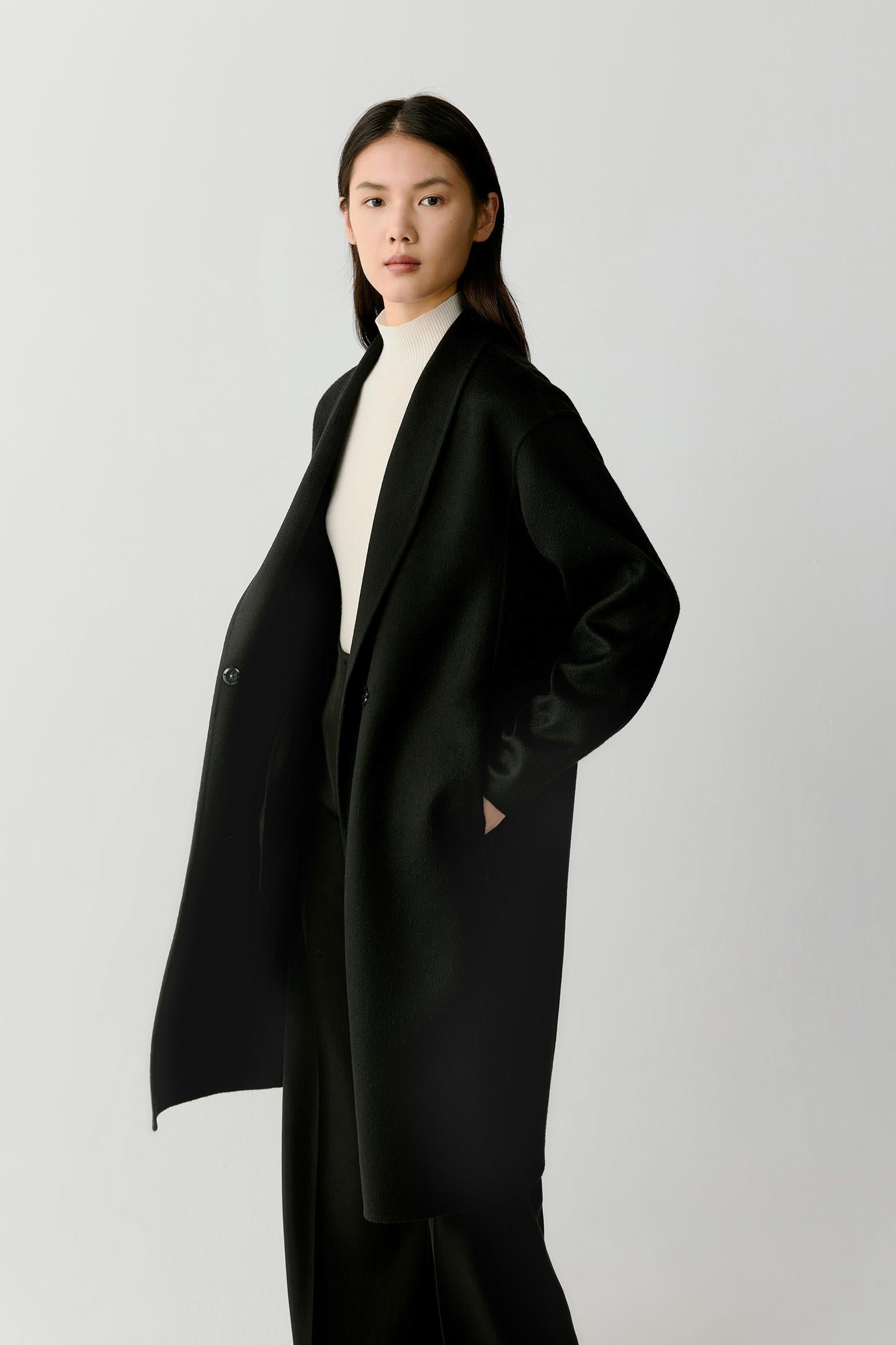 Manteau en cachemire double face - Image 2