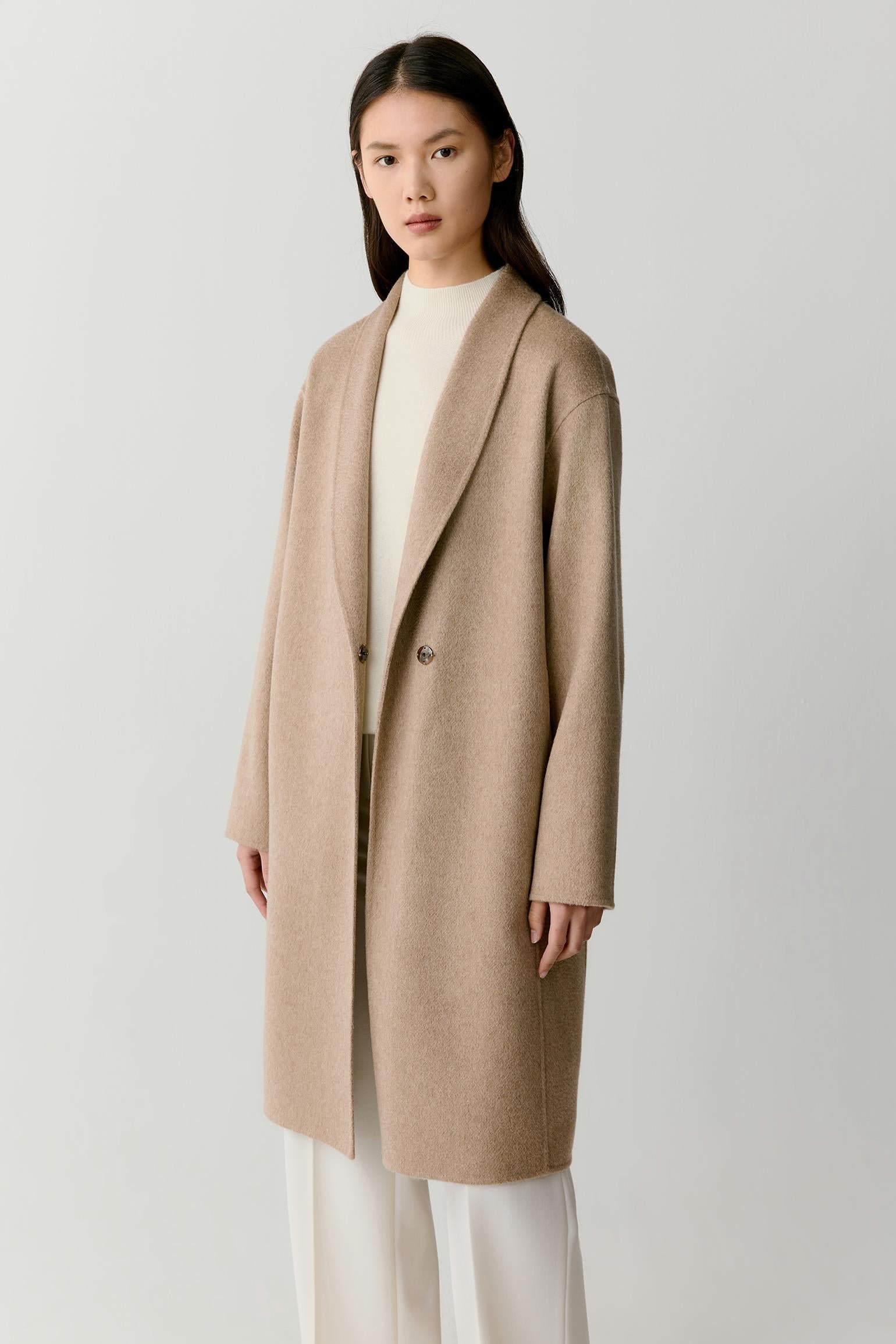Manteau en cachemire double face - Image 2