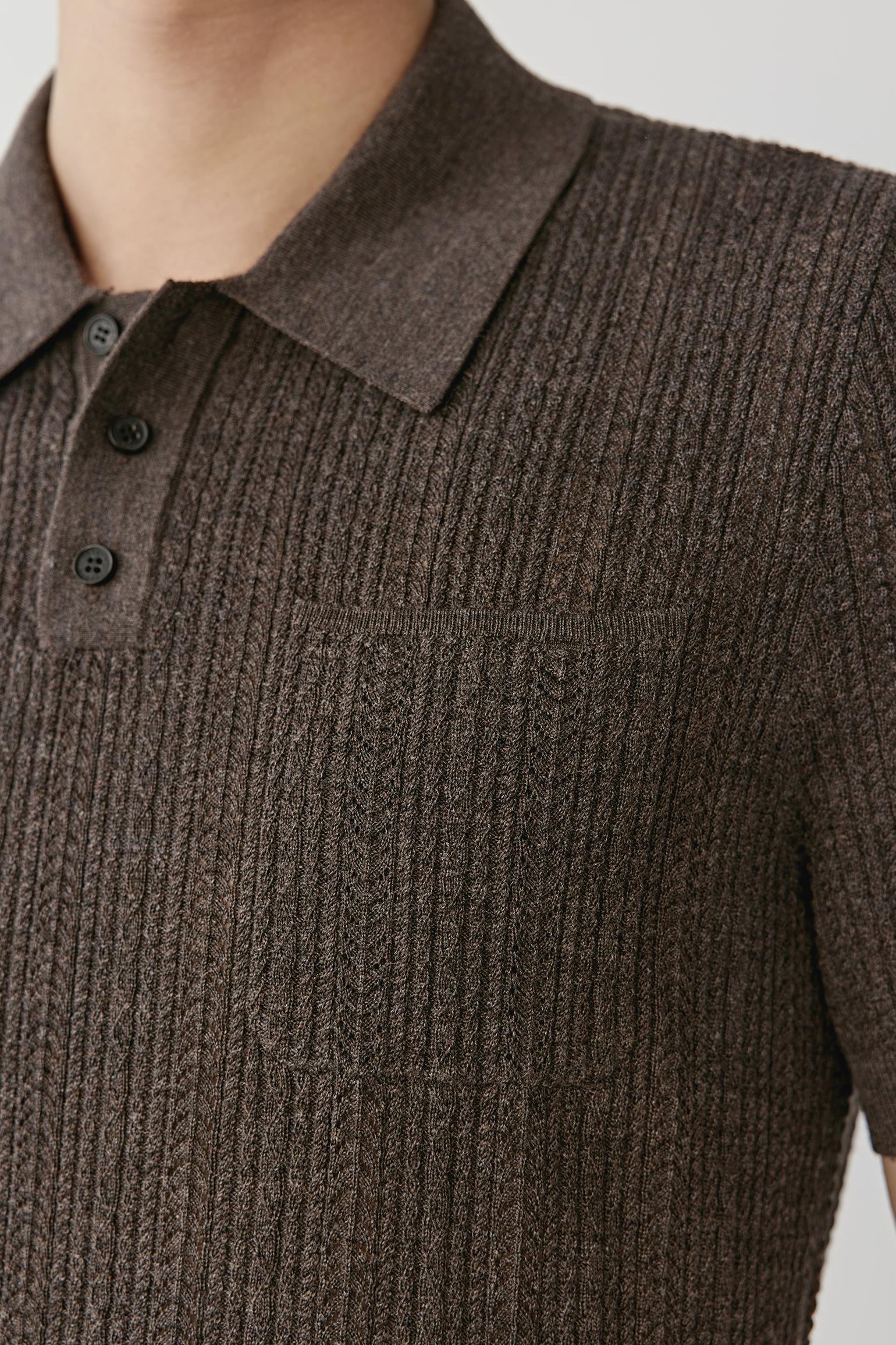 Polo en laine mérinos - Image 5