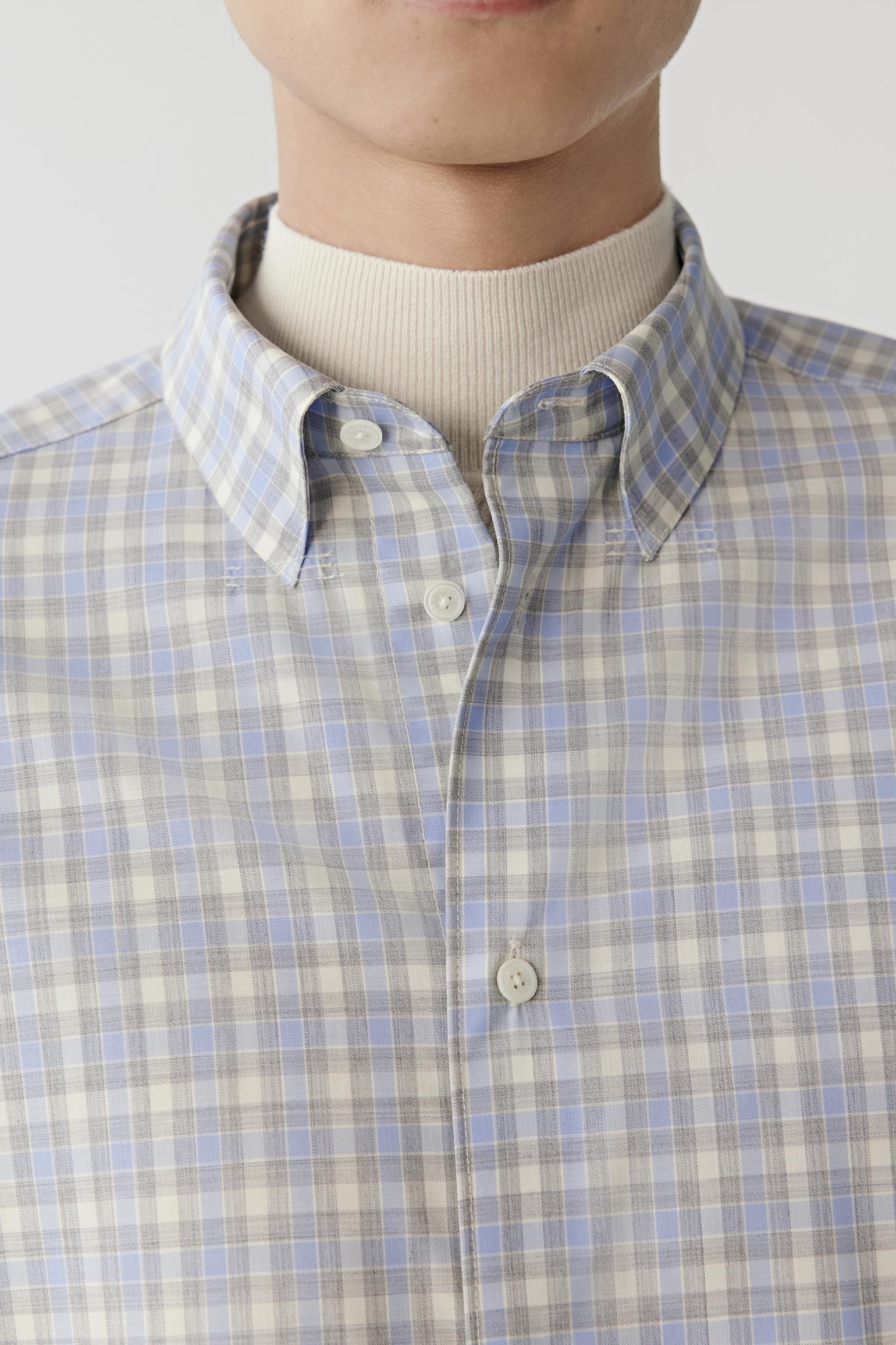 Chemise en laine peignée - Image 2