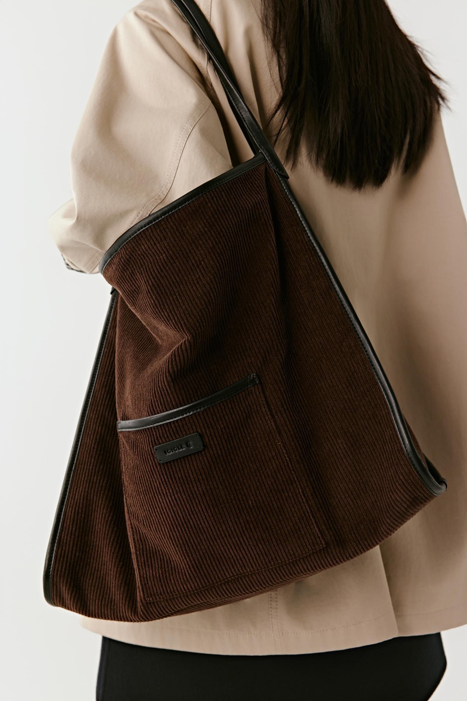 Sac Monaco en velours de coton - Image 3