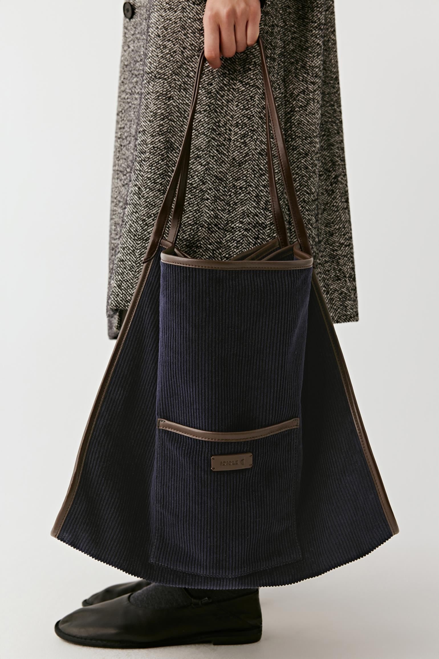 Sac Monaco en velours de coton - Image 2