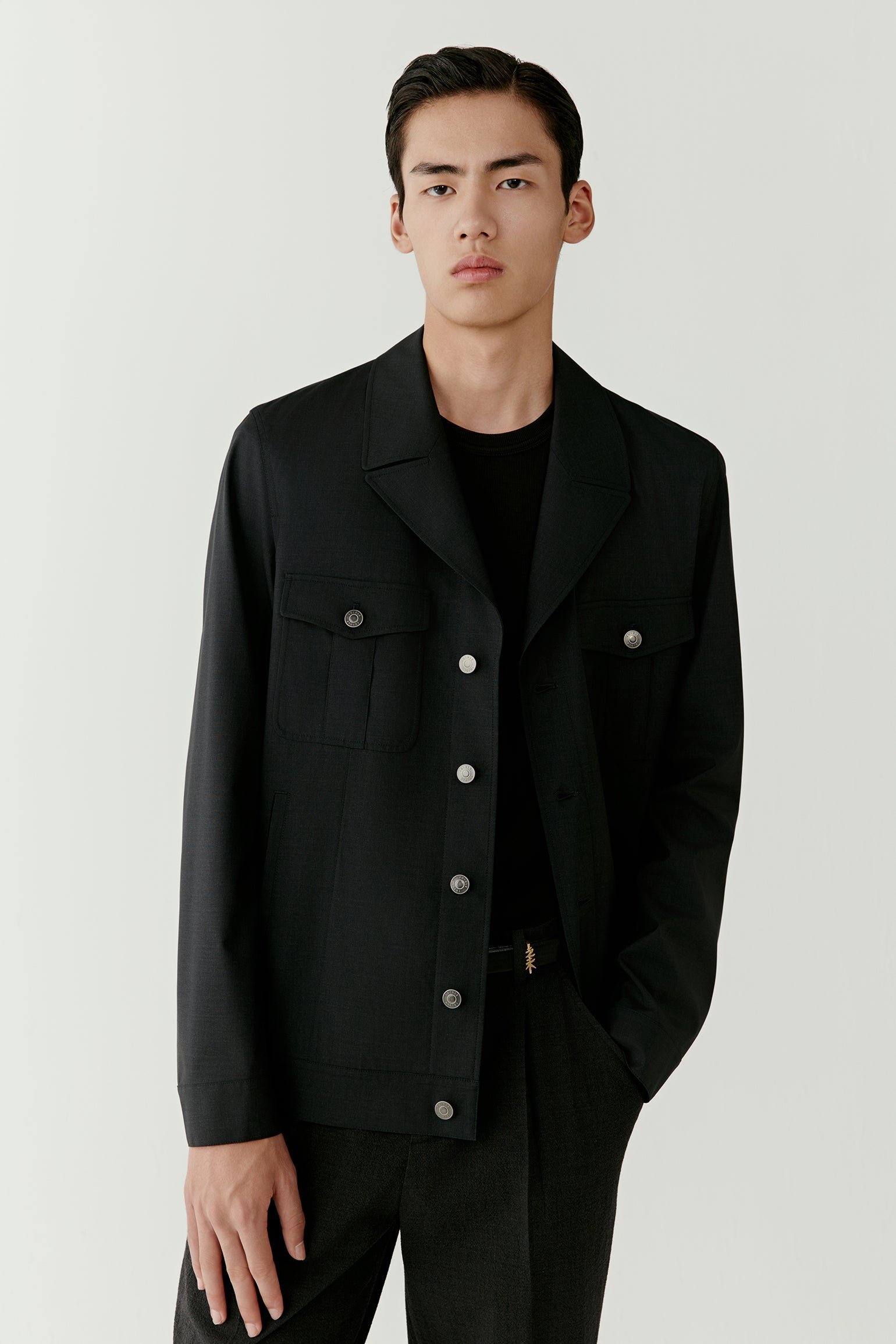Veste en laine et soie - Image 4