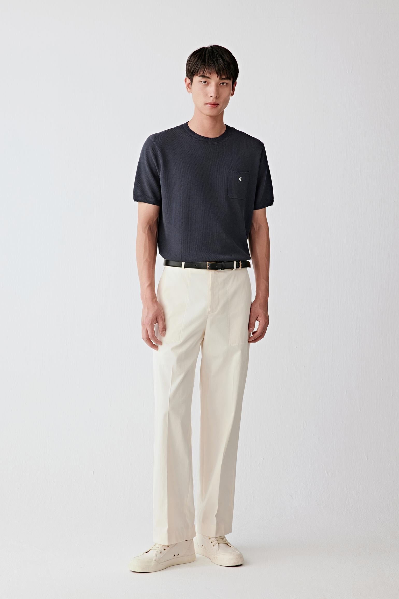 Pantalon en twill de coton