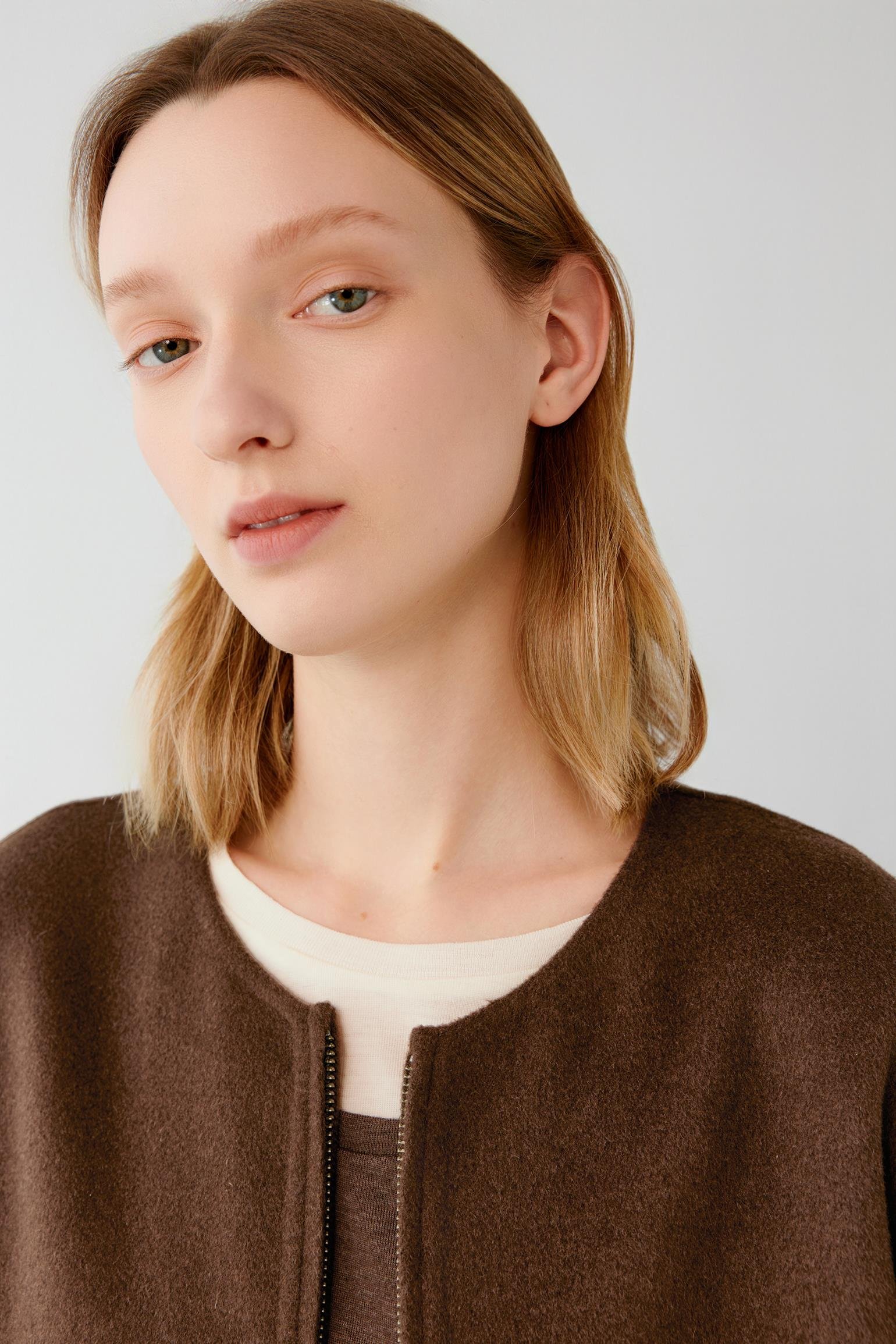 Manteau en laine double face - Image 5