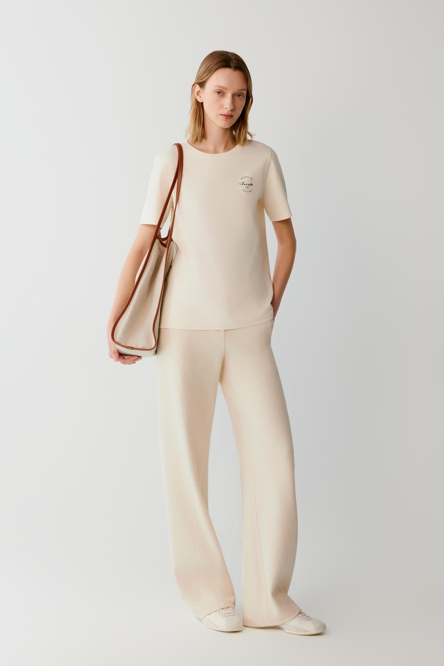 Pantalon en coton et yak