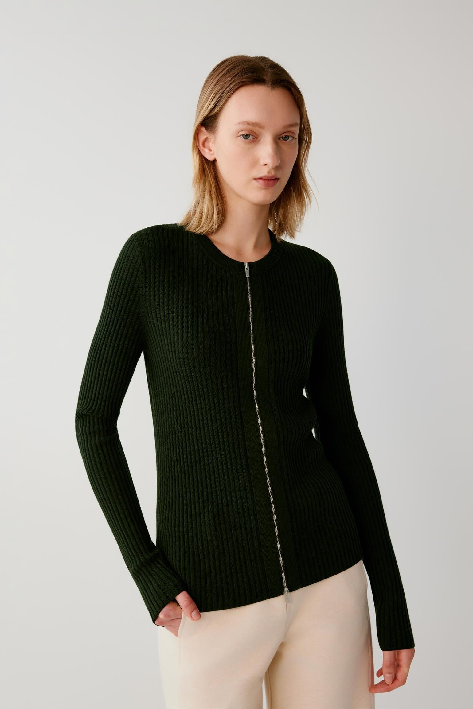 Cardigan en fil de laine mérinos - Image 3