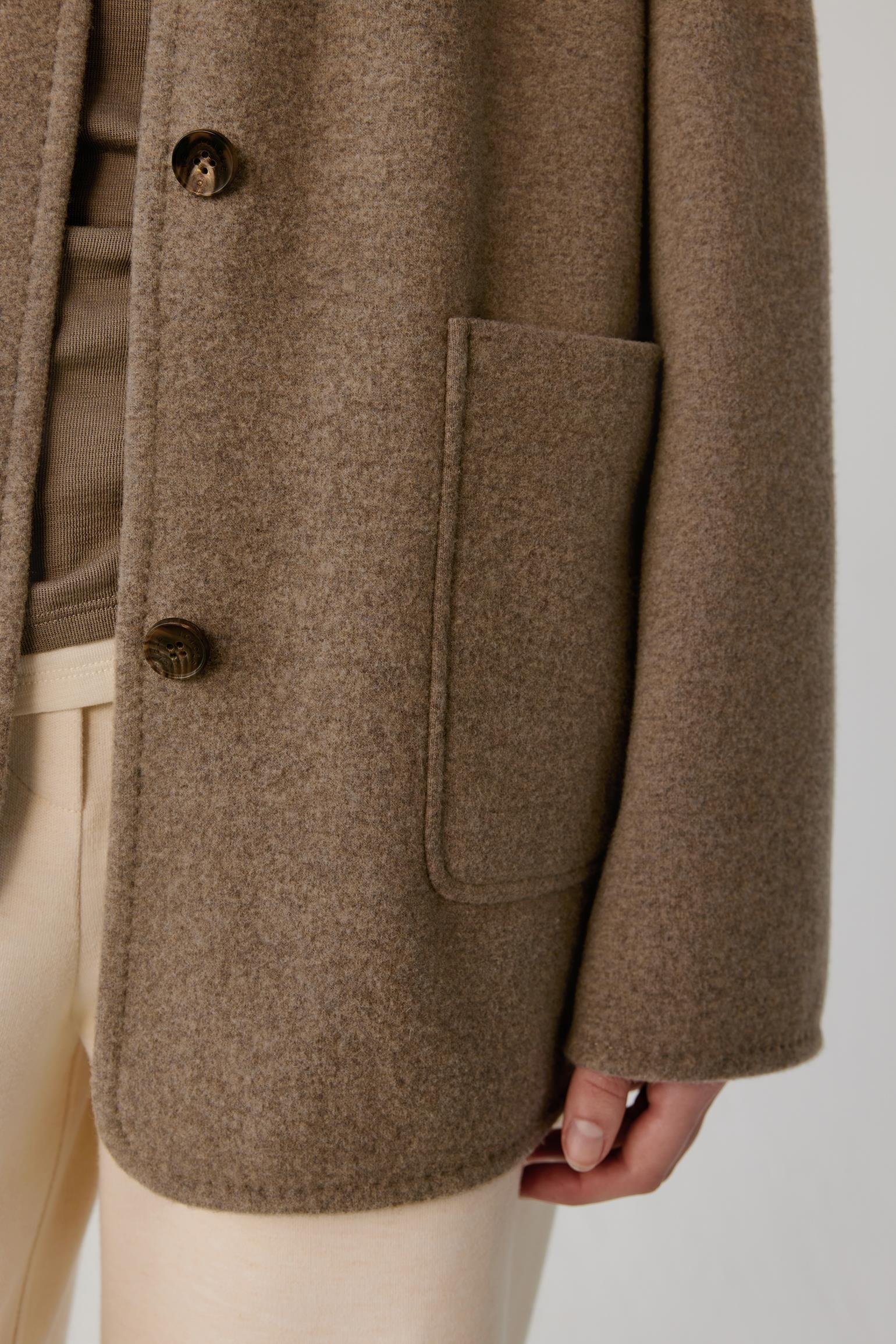 Manteau en jersey de laine - Image 6