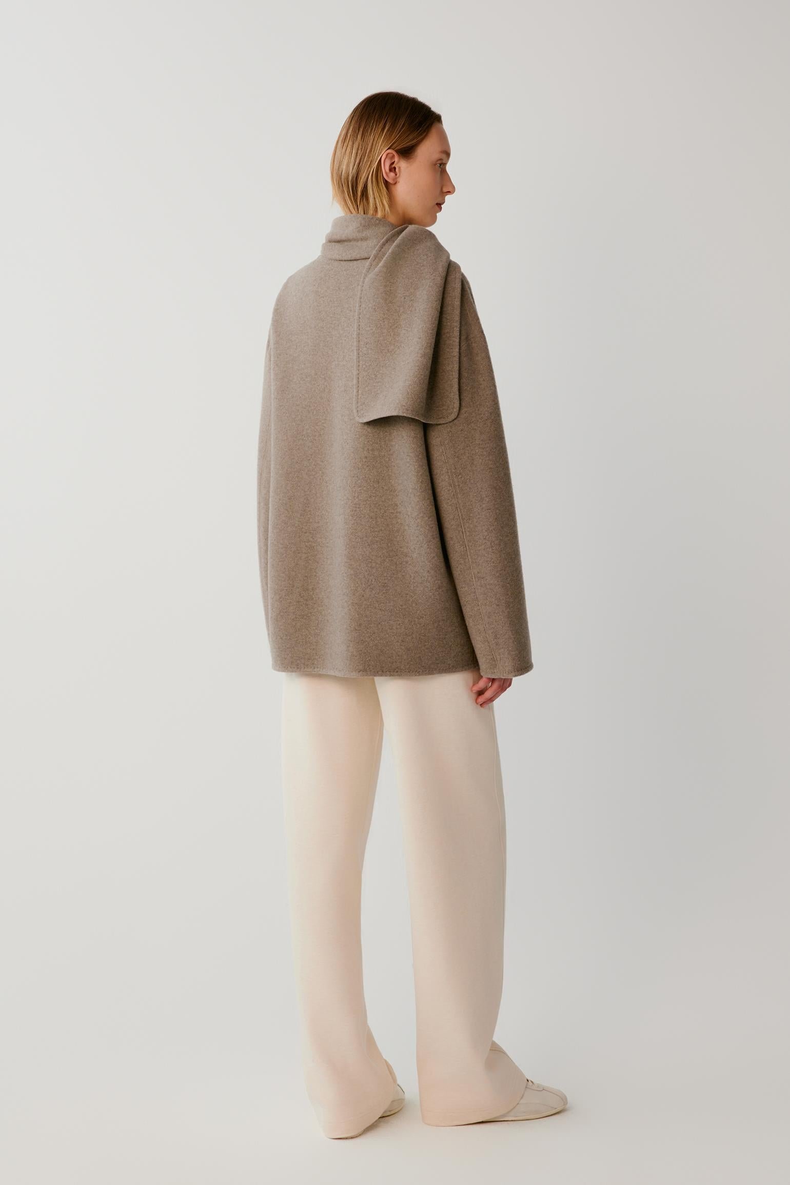 Manteau en jersey de laine - Image 4