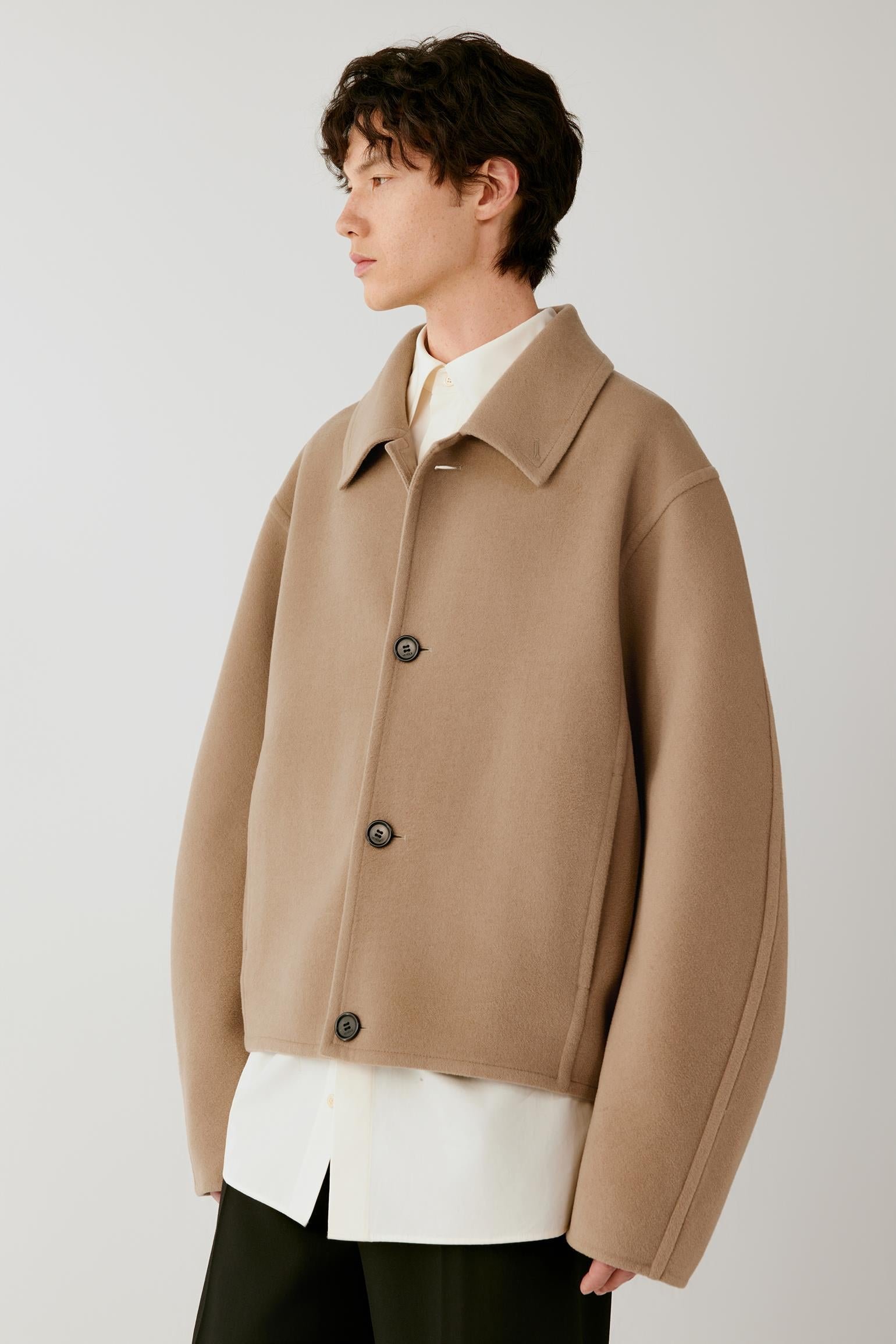 Manteau en laine double face - Image 5