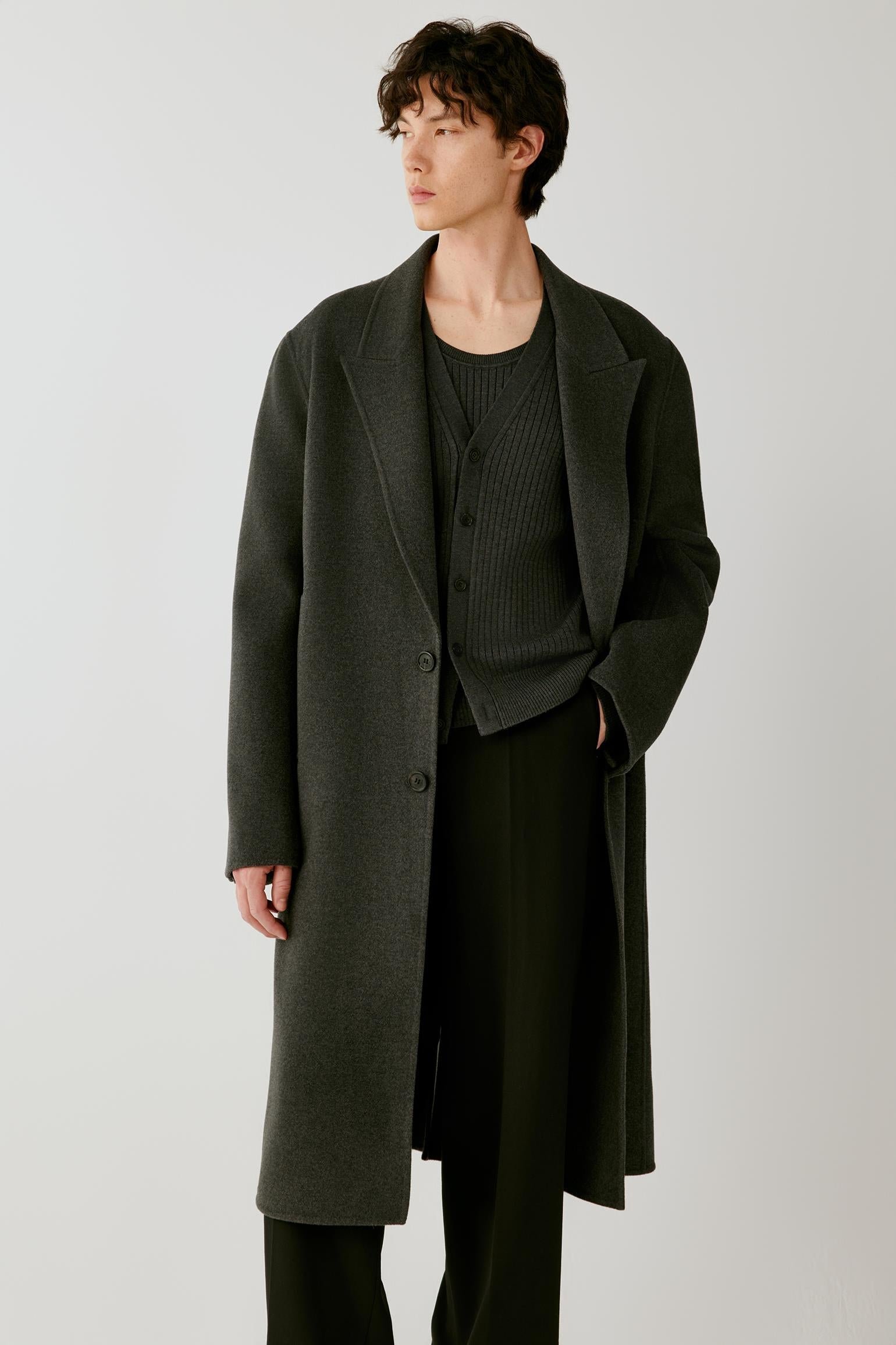 Manteau en laine double face - Image 2