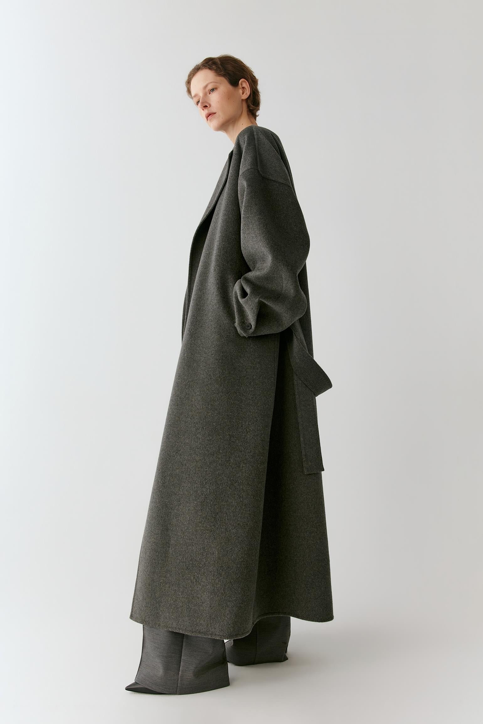 Manteau en laine double face - Image 5