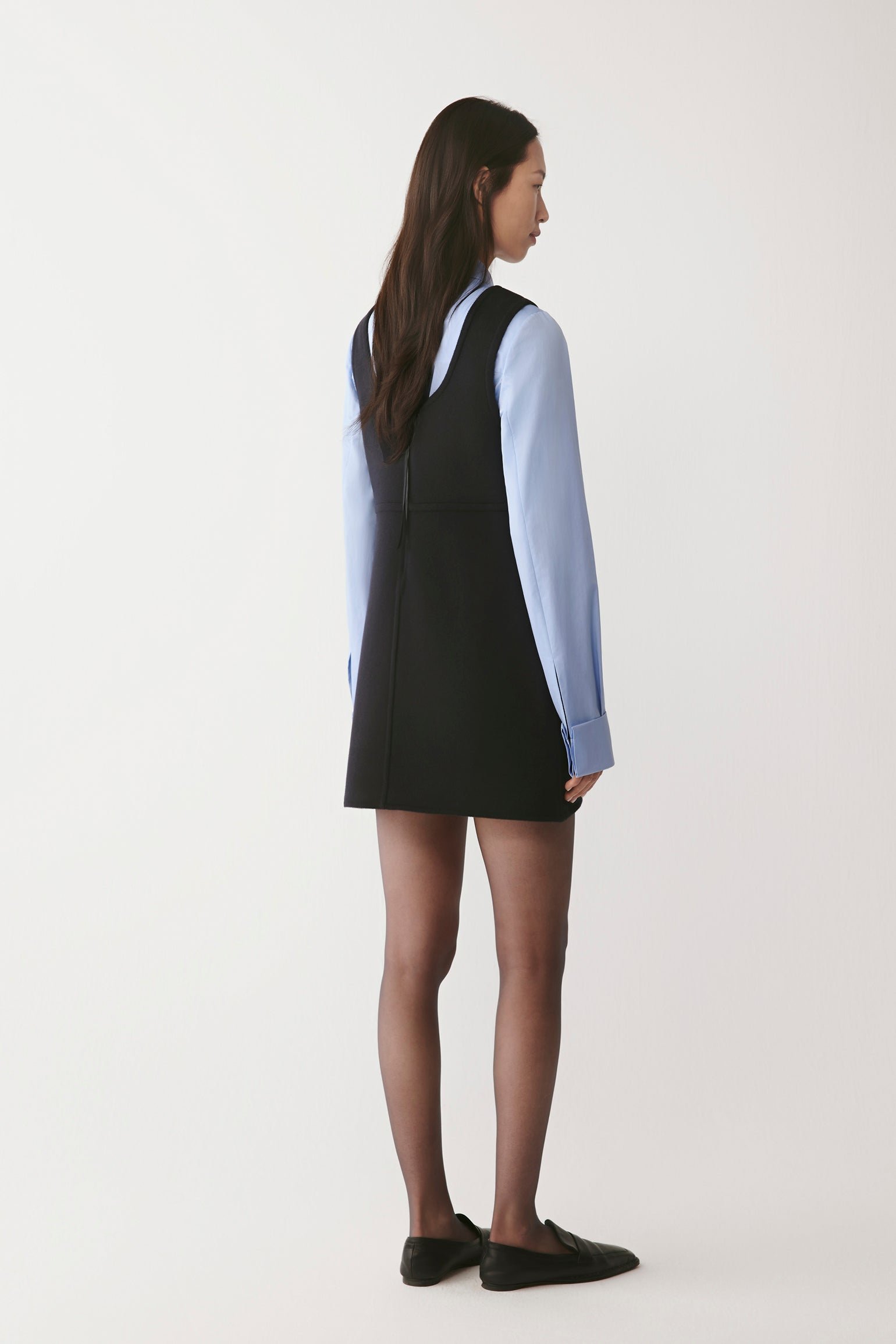Robe en laine et cachemire - Image 3