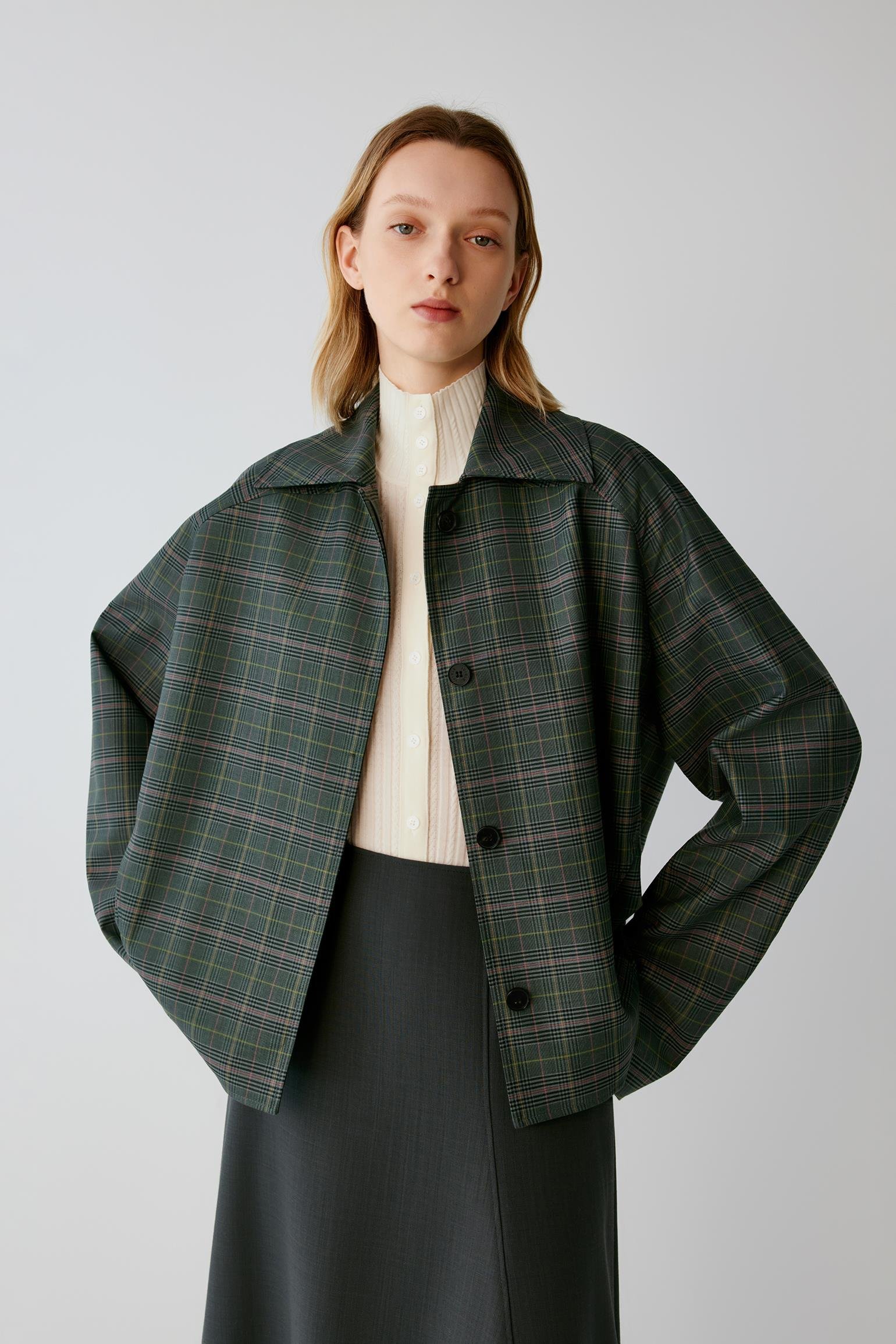 Blouson en laine et soie - Image 2