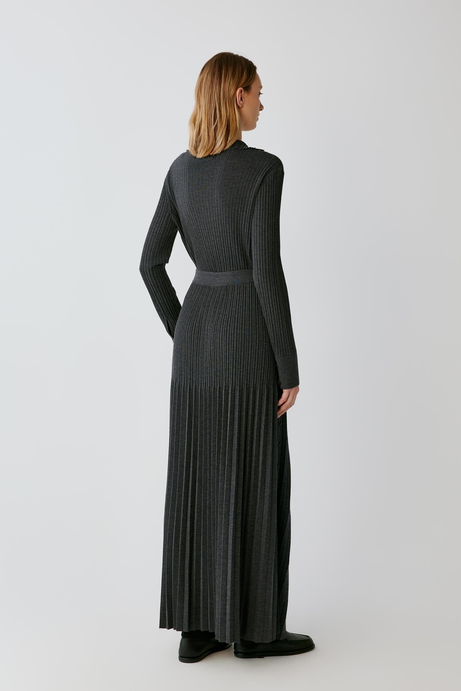 Jupe plissée en laine - Image 4