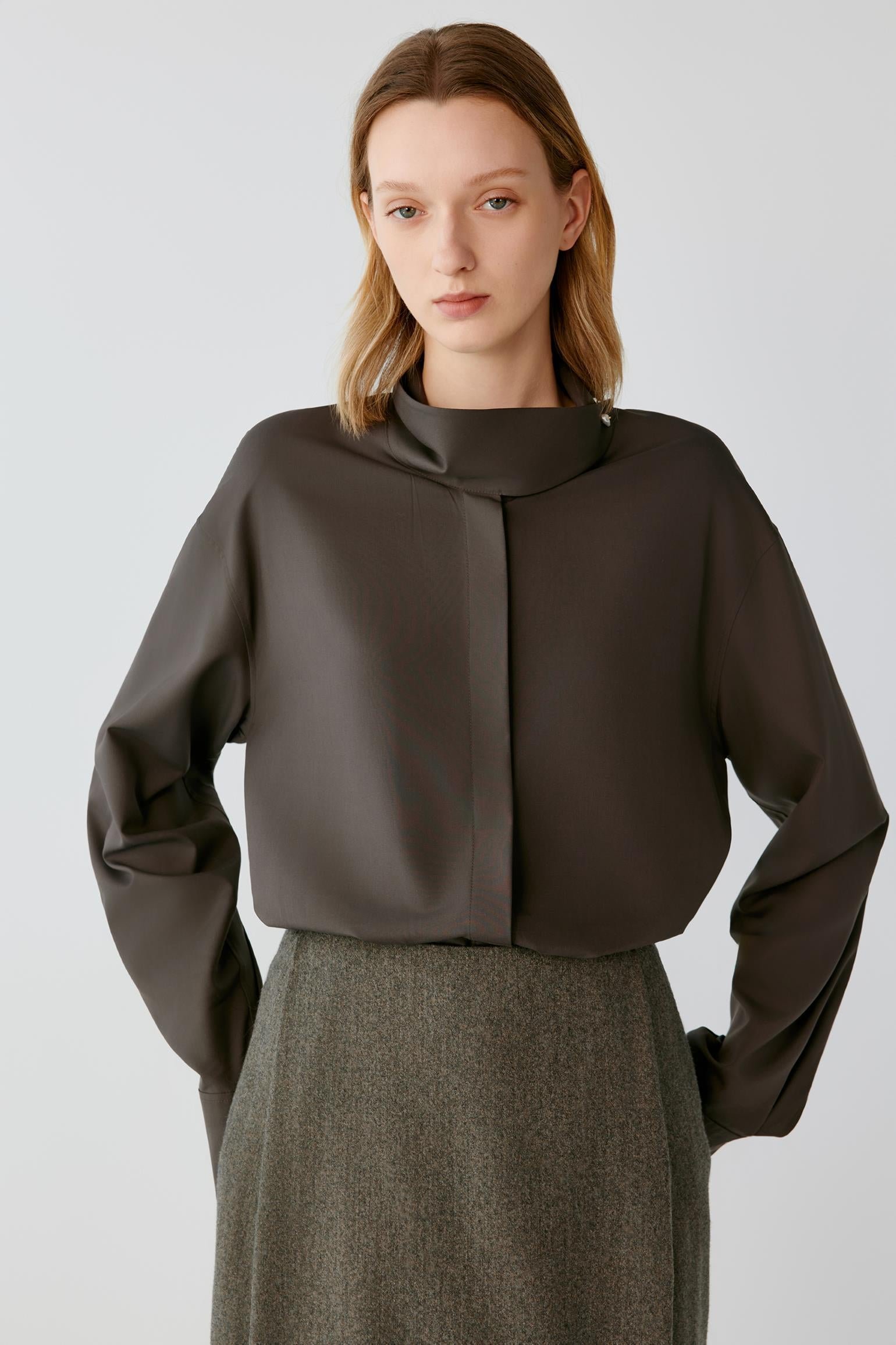 Chemise en popeline de soie - Image 2