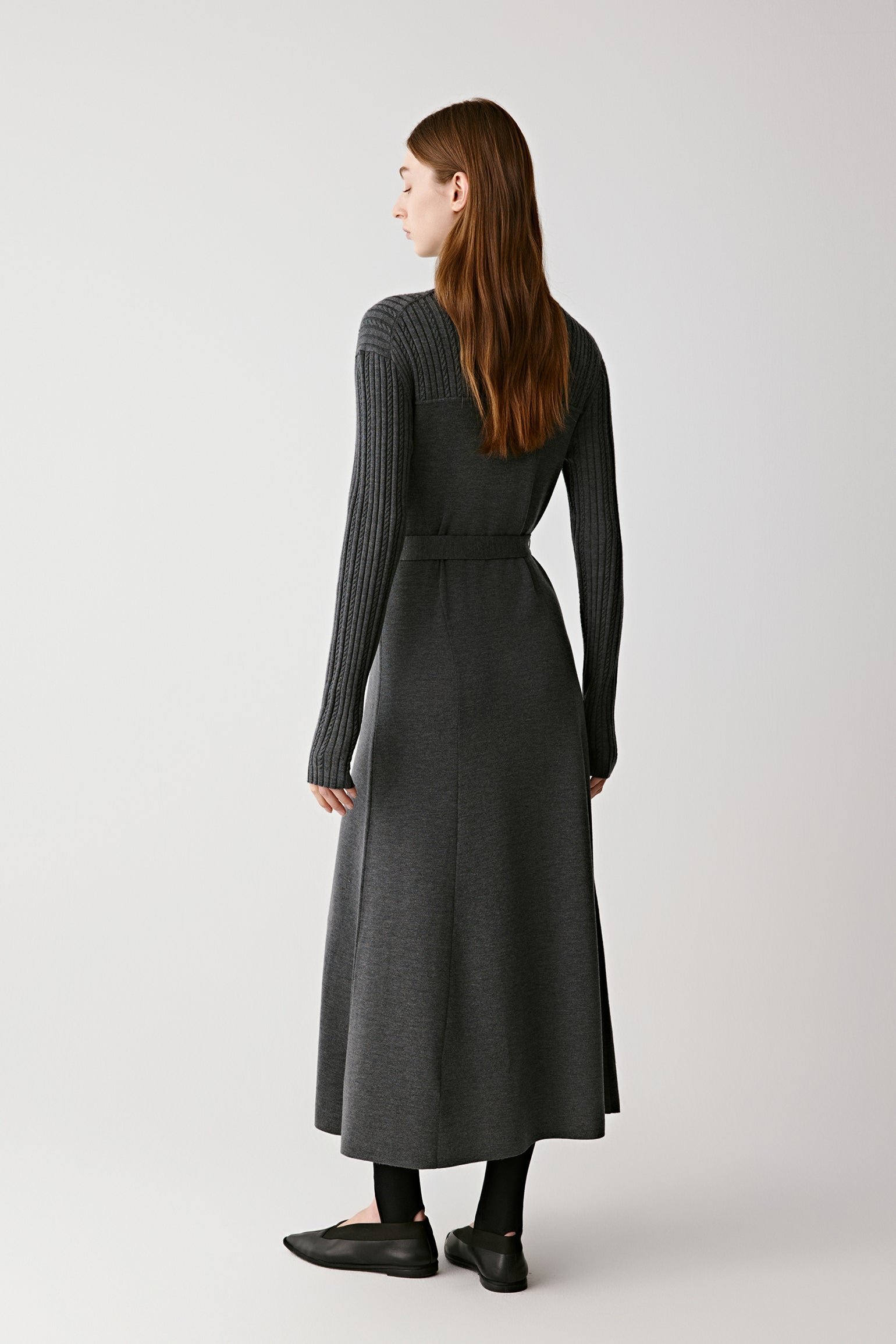 Robe midi en laine - Image 2